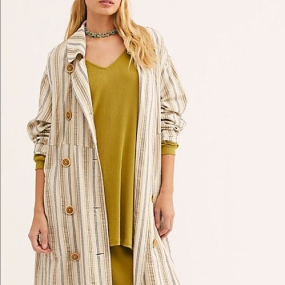 Free People Sweet Melody Trench Jacket